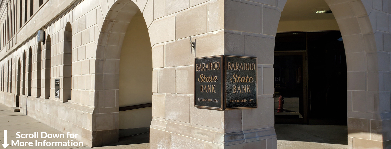 front doors of main bank